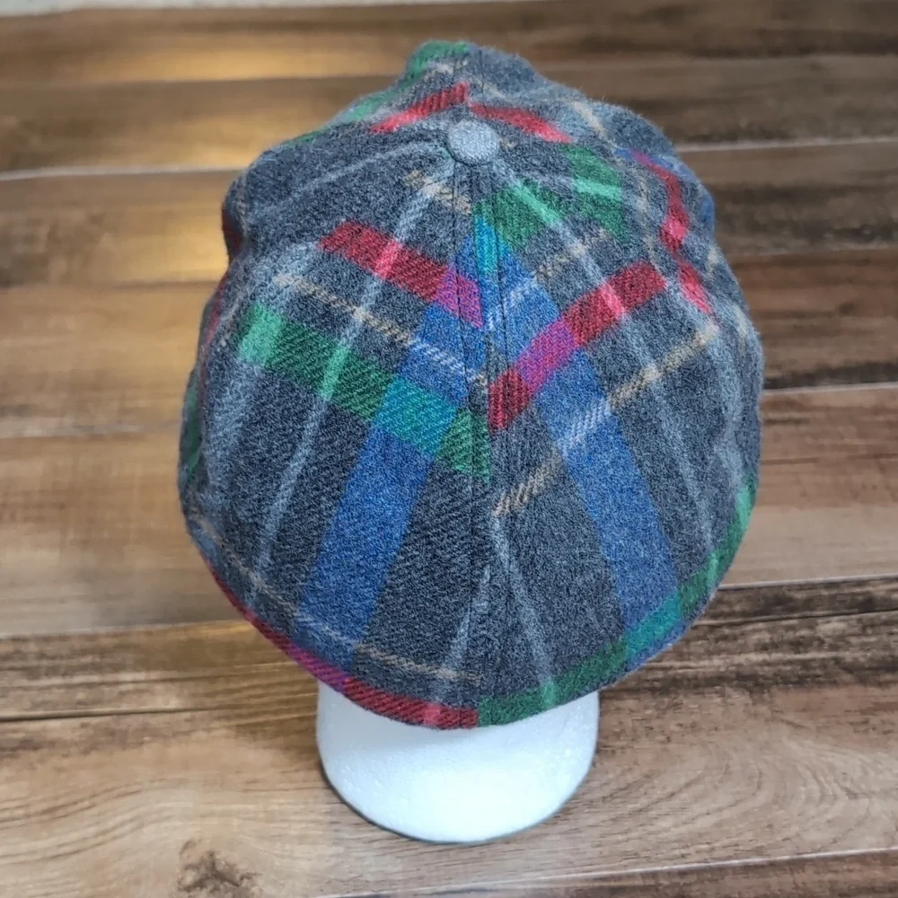 Vintage Plaid Trapper Hat Ear Flaps Size XL Made In The USA